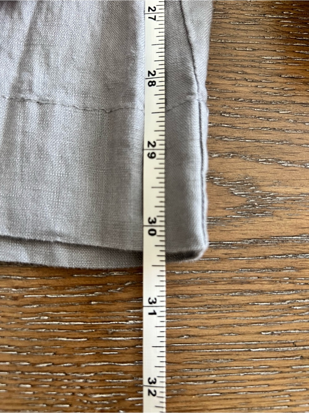 Adrienne Vittadini Light Gray Wide-Leg 100% Linen Pants Size 8 NWOT - Picture 11 of 11